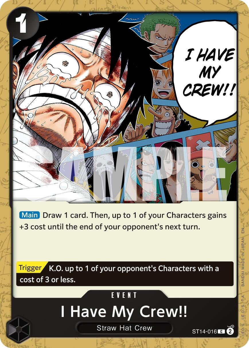 I Have My Crew!! (Reprint) (ST14-016) (PRB-02)