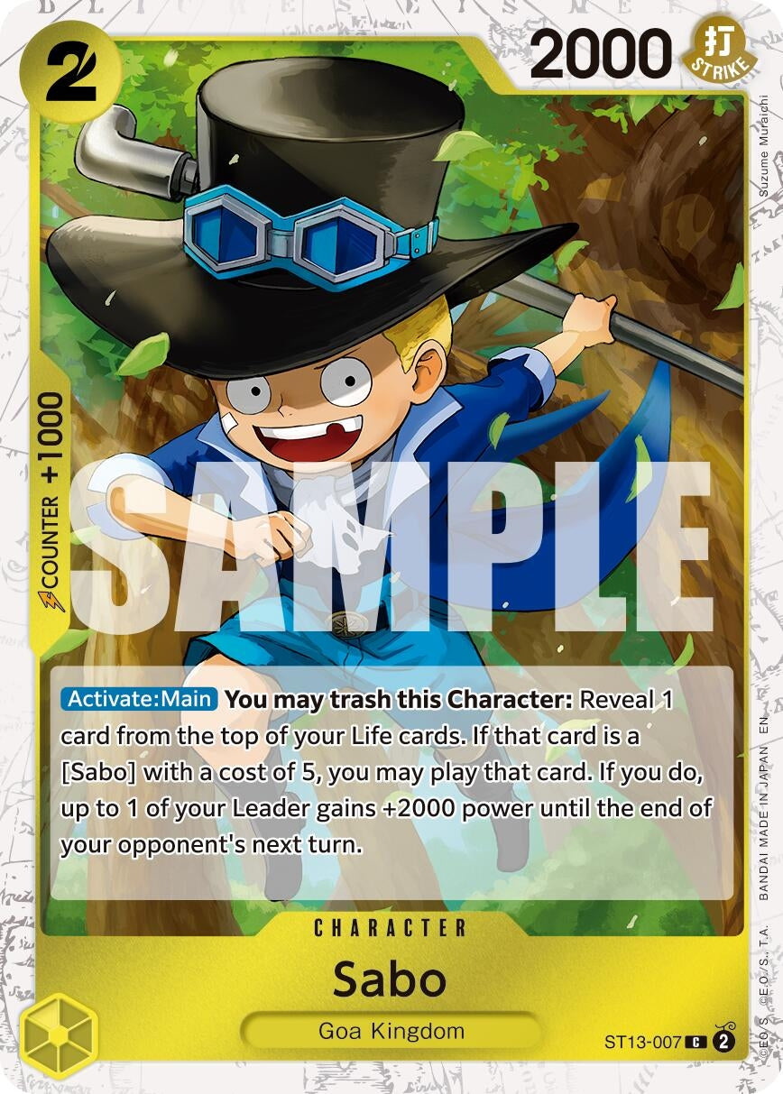 Sabo - ST13-007 (Pirate Foil) (ST13-007) (PRB-02)
