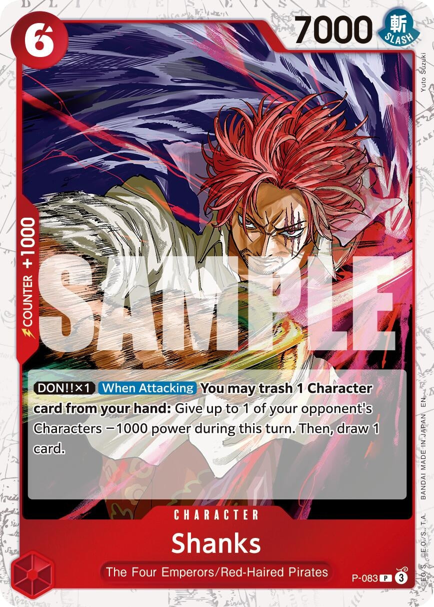 Shanks - P-083 (Pirate Foil) (P-083) (PRB-02)