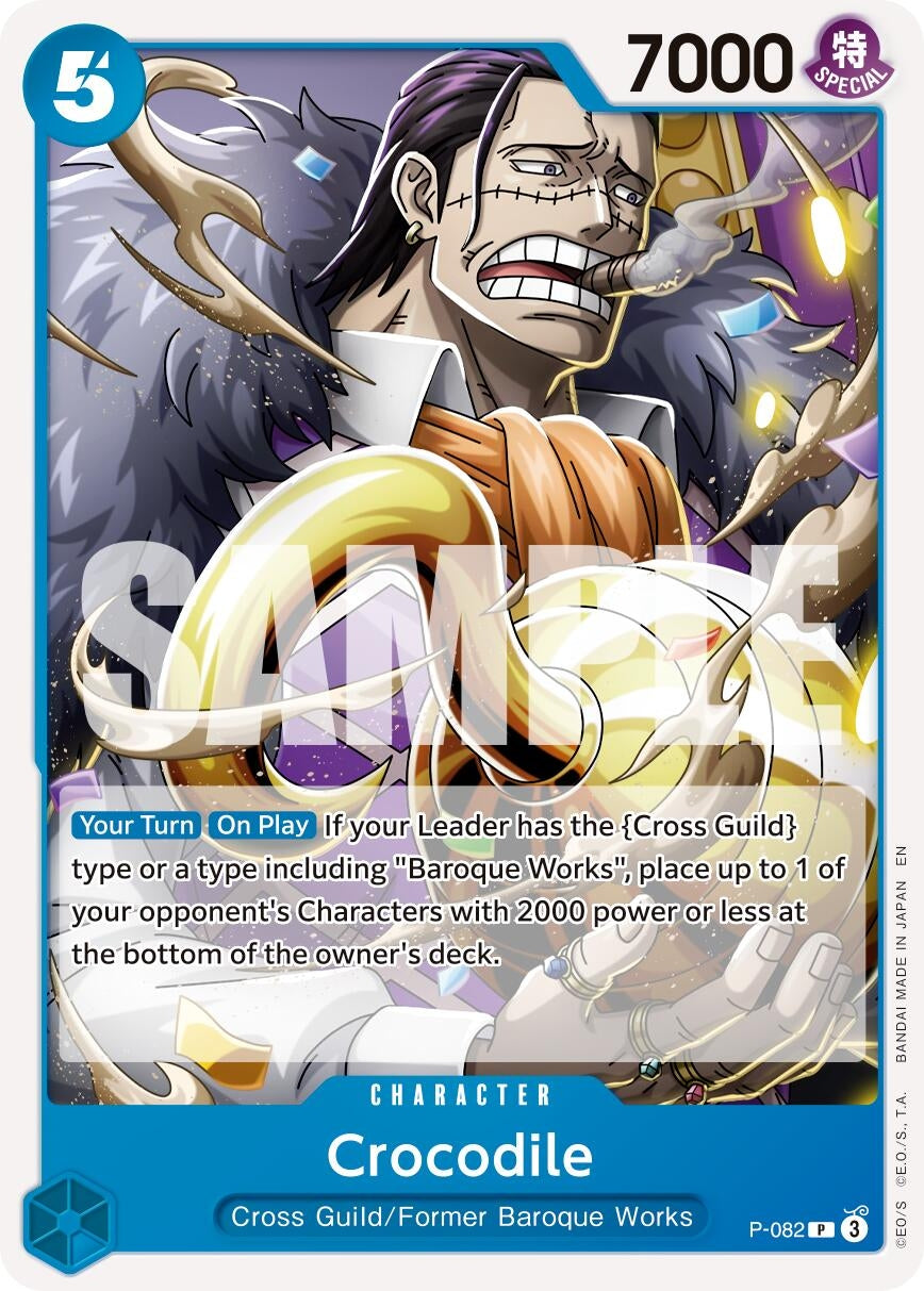Image for Crocodile - P-082 (Reprint) (P-082) (PRB-02) - One Piece Card Game