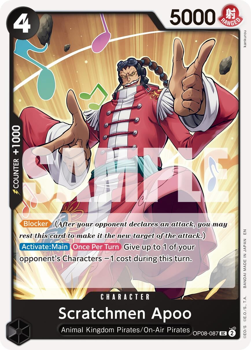 Scratchmen Apoo - OP08-087 (Reprint) (OP08-087) (PRB-02)