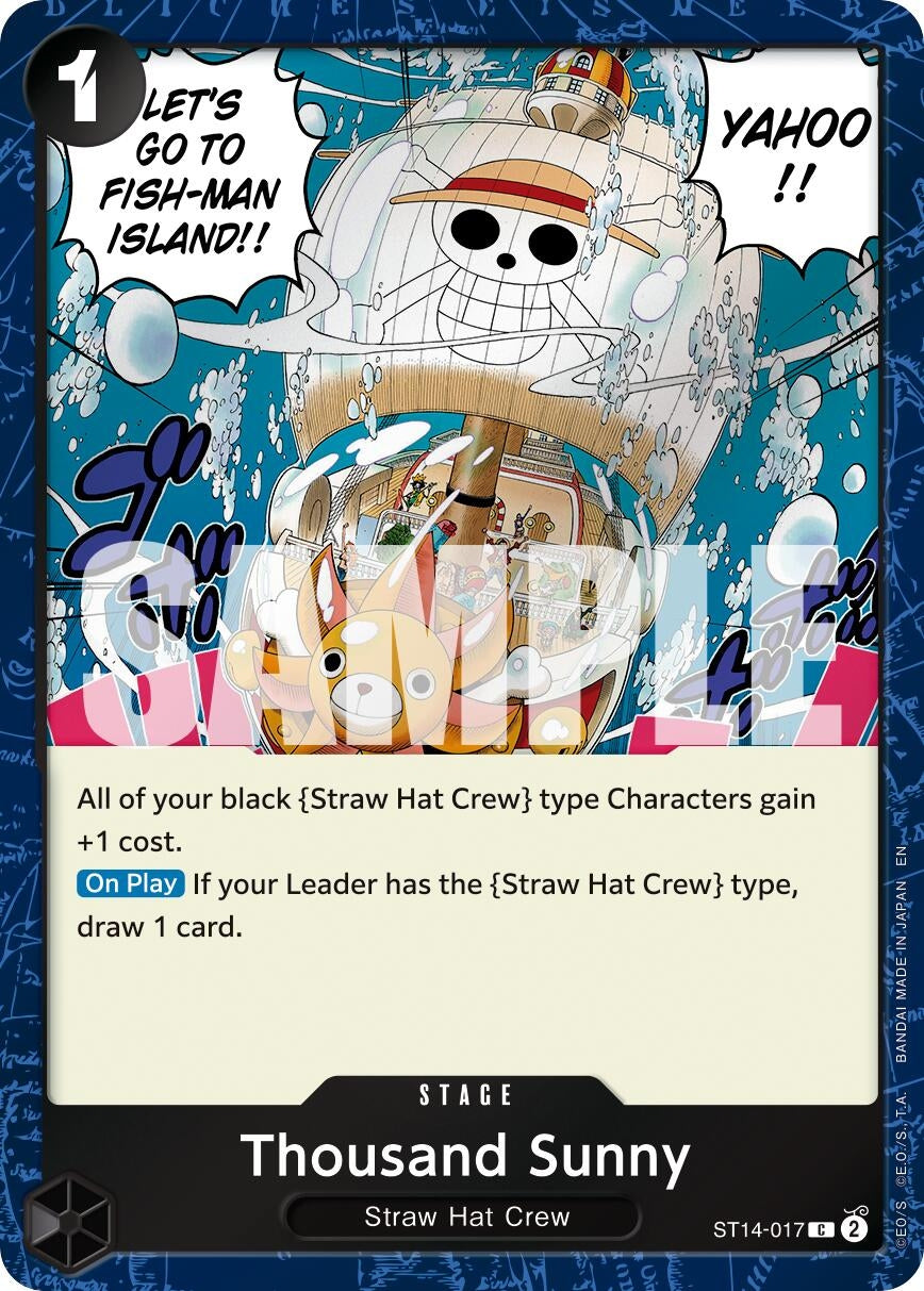 Image for Thousand Sunny (Pirate Foil) (ST14-017) (PRB-02) - One Piece Card Game
