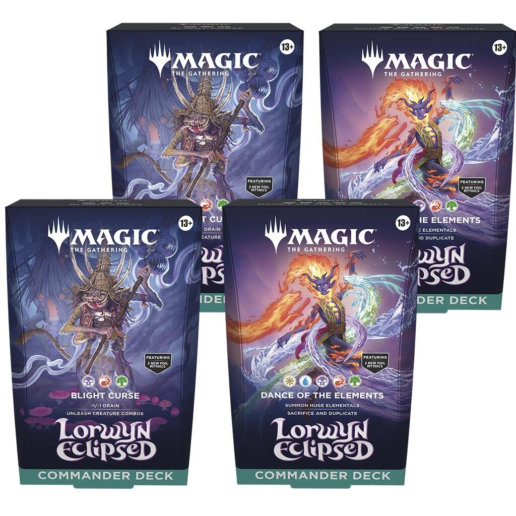 Lorwyn Eclipsed Commander Deck Display