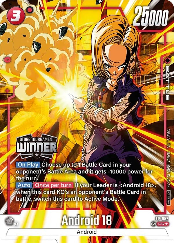 Android 18 (Tournament Pack -Winner- 08) (FP-052) (DBSFW_TPR)