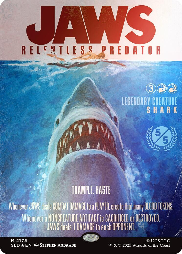 Jaws, Relentless Predator (Rainbow Foil) (2175) (SLD)