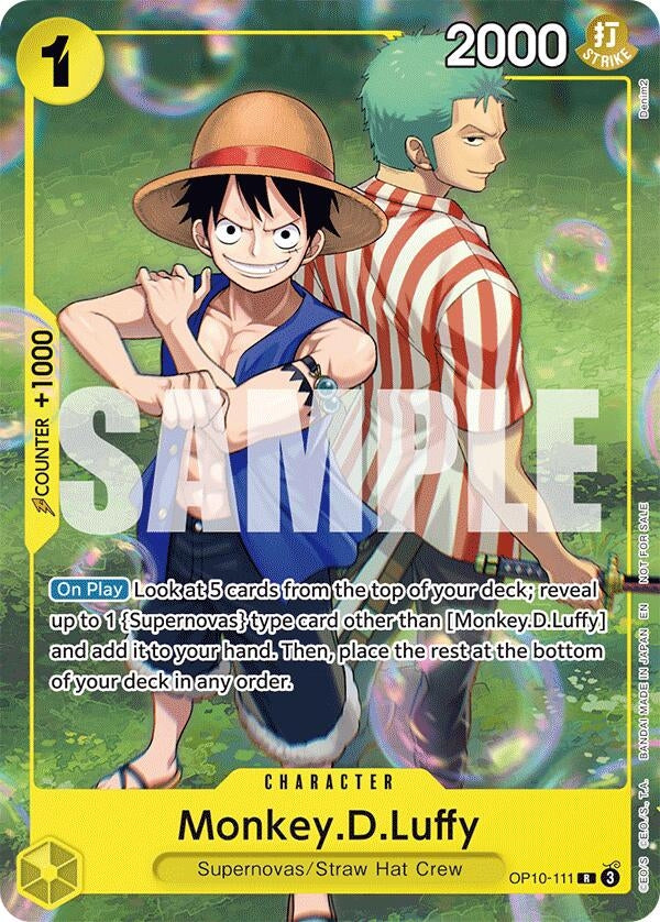 Image for Monkey.D.Luffy (Learn Together Deck Set - Set Sail Event) (OP10-111) (OP-PR) - One Piece Card Game