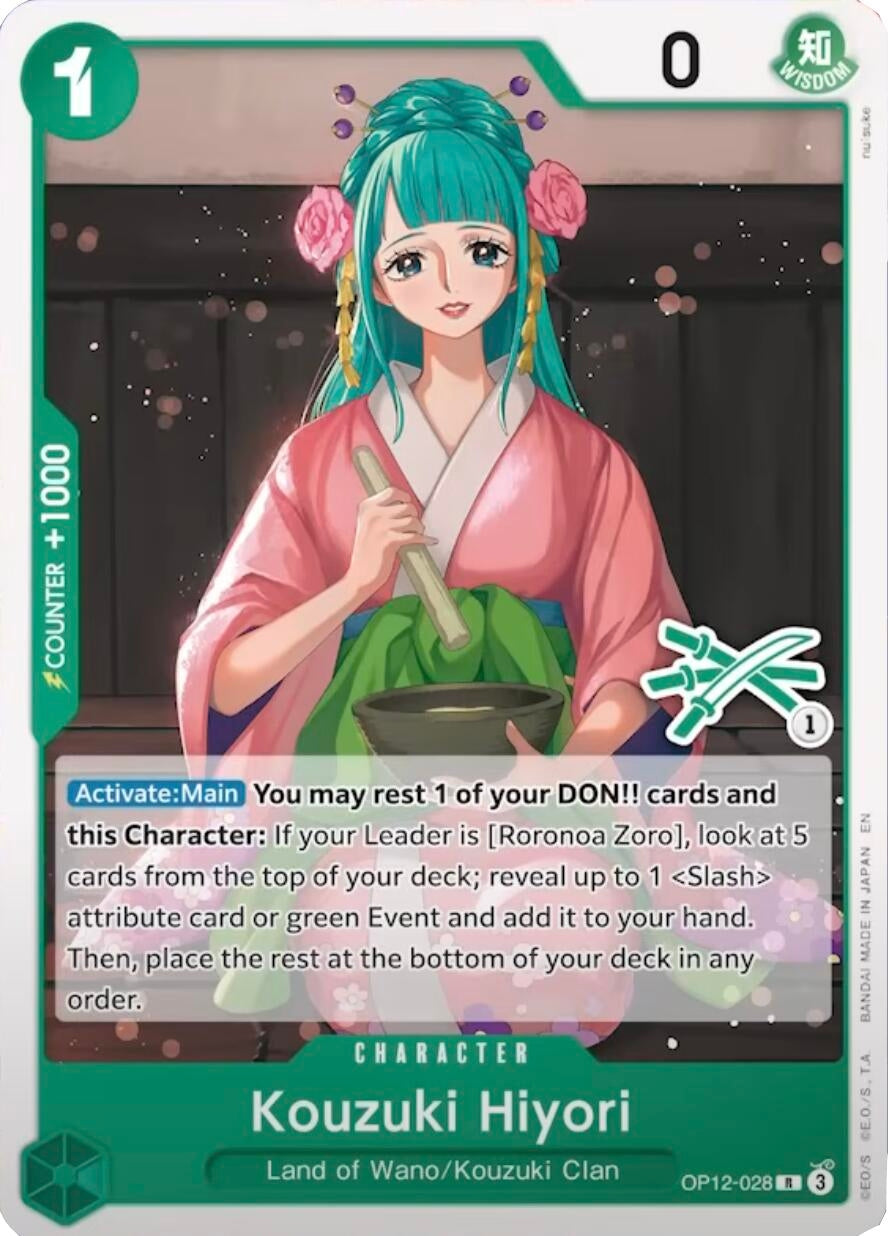 Image for Kouzuki Hiyori (Zoro Deck) - One Piece Card Game