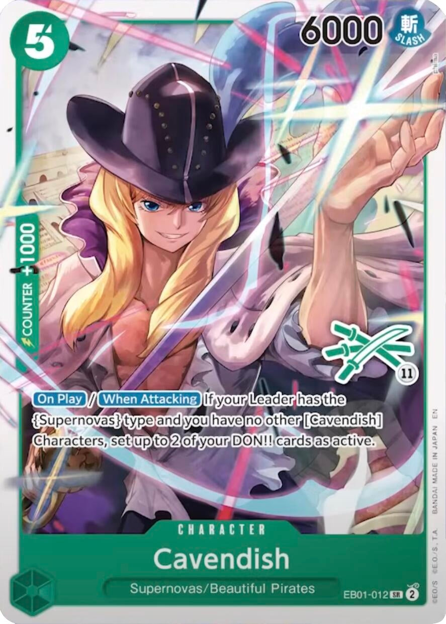 Cavendish (Zoro Deck) (EB01-012) (LT-01)