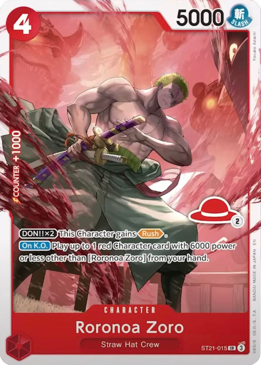 Roronoa Zoro - ST21-015 (Luffy Deck) (ST21-015) (LT-01)