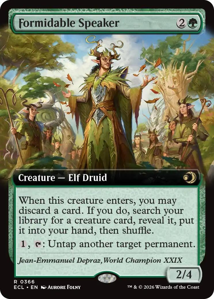 Formidable Speaker (Extended Art) (366) (ECL)