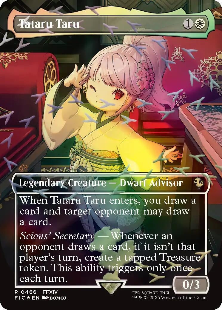 Tataru Taru (Borderless) (Chocobo Track Foil) (466) (FIC)