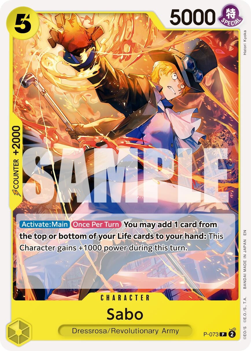 Sabo - P-073 (Pirate Foil) (P-073) (PRB-02)