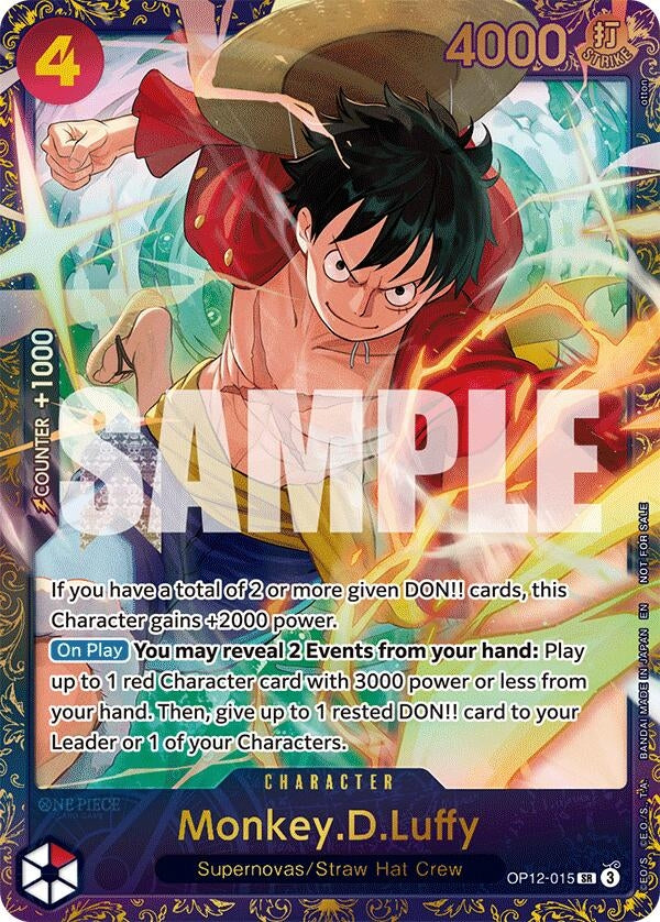 Monkey.D.Luffy (Treasure Cup 2025) (OP12-015) (OP-PR)