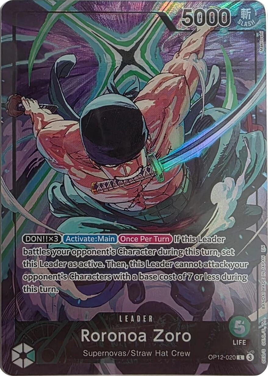 Roronoa Zoro - OP12-020 (Official Playmat Limited Edition Vol.4) (OP12-020) (OP-PR)