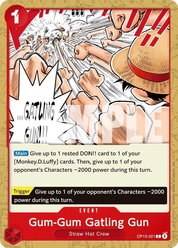 Image for Gum-Gum Gatling Gun (OP13-021) (OP13) - One Piece Card Game