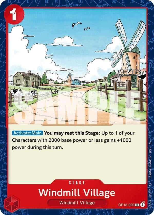 Image for Windmill Village (OP13-022) (OP13) - One Piece Card Game