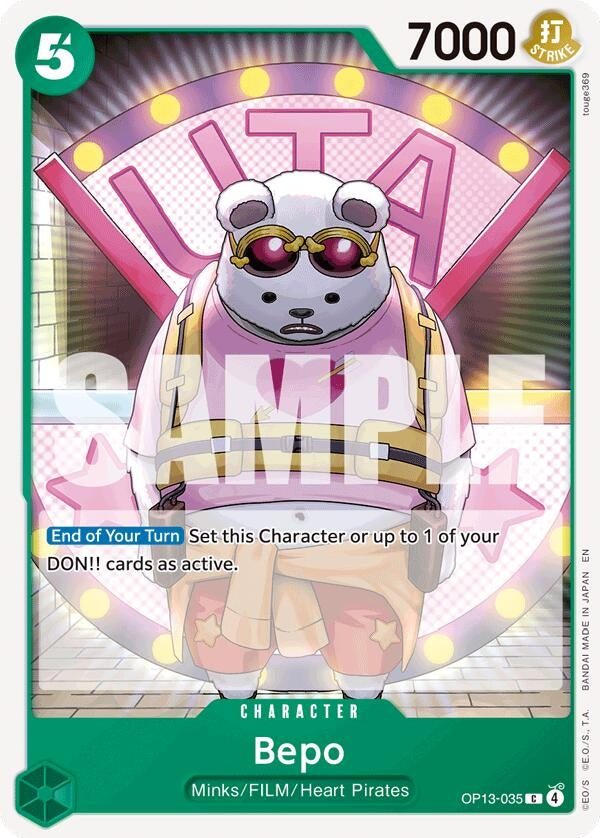 Image for Bepo (OP13-035) (OP13) - One Piece Card Game