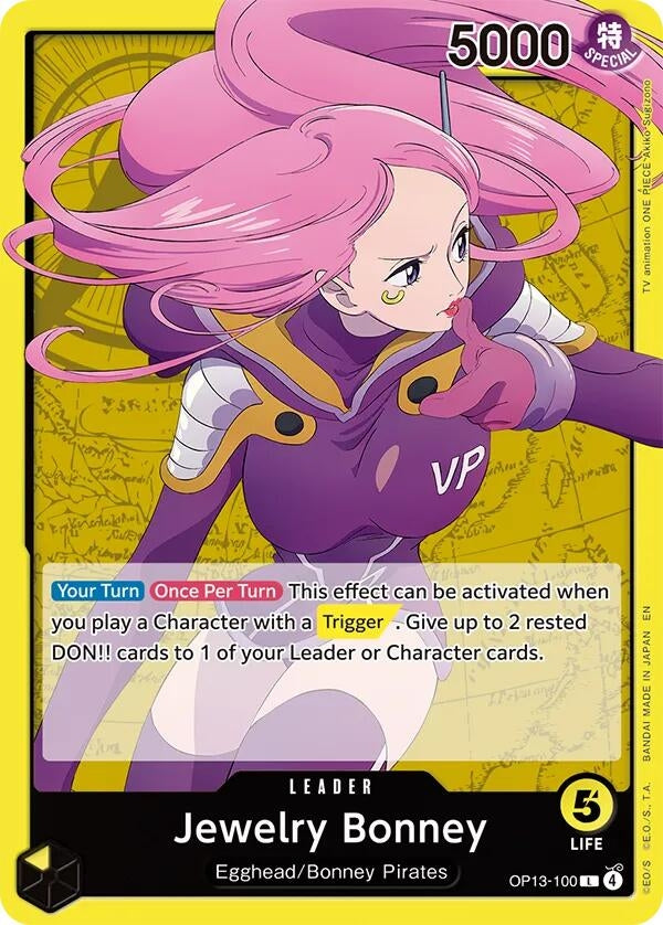 Image for Jewelry Bonney (100) (OP13-100) (OP13) - One Piece Card Game