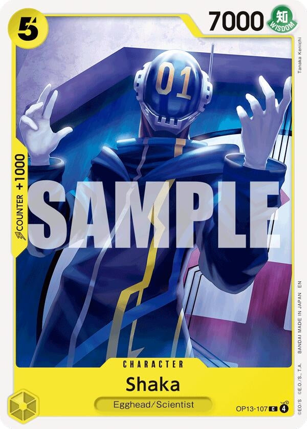 Image for Shaka (OP13-107) (OP13) - One Piece Card Game