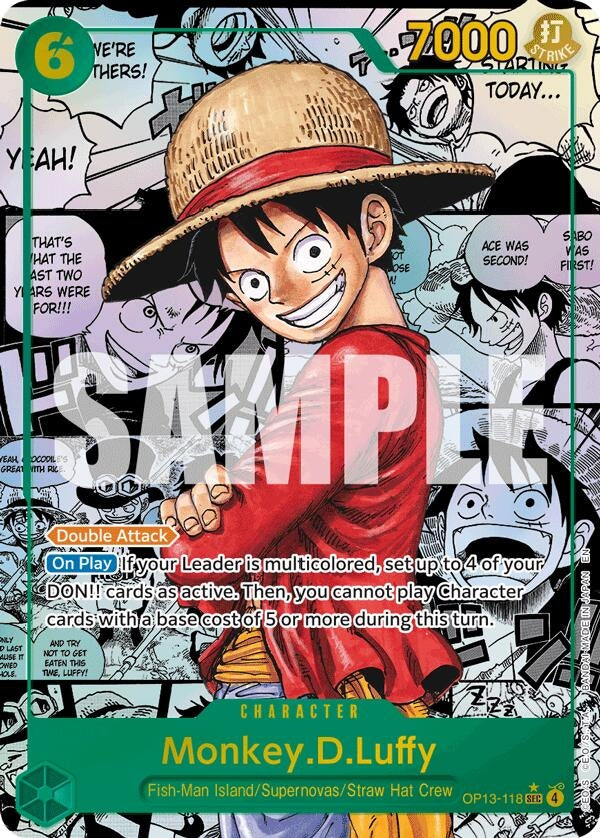 Monkey.D.Luffy (118) (Super Alternate Art) (OP13-118) (OP13)