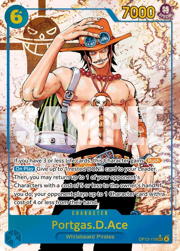 Portgas.D.Ace (119) (Parallel) (OP13-119) (OP13)
