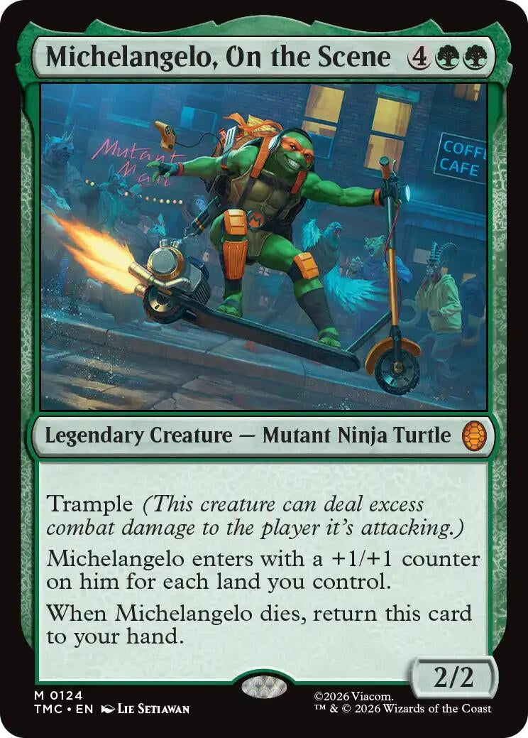 Michelangelo, On the Scene (124) (TMC)
