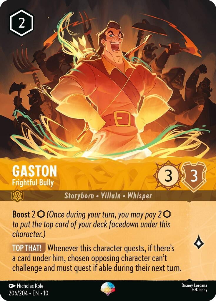 Gaston - Frightful Bully (Epic) (206/204) (10)