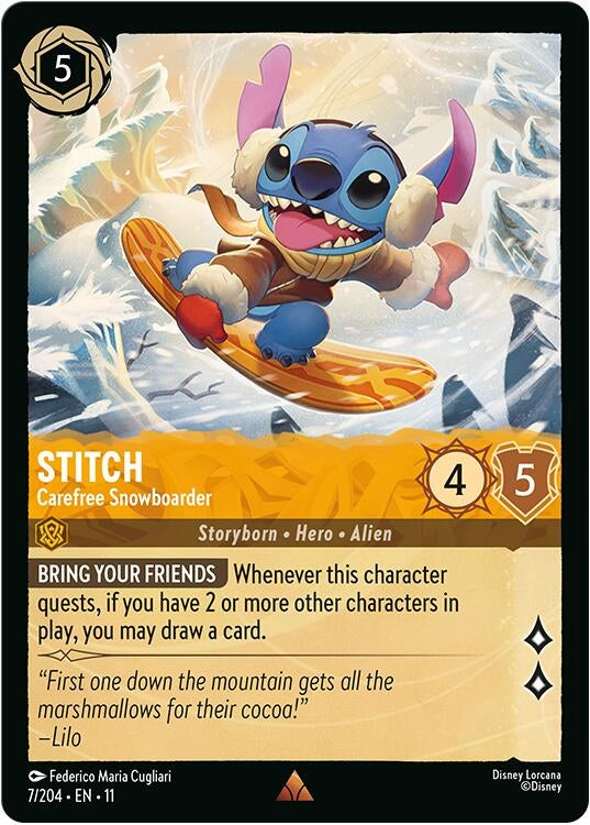 Stitch - Carefree Snowboarder (7/204) (11)