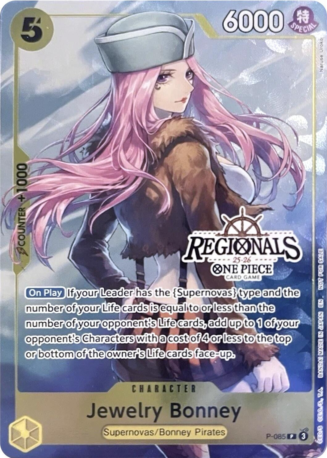 Jewelry Bonney (CS 25-26 Regionals Textured Chase Promo) (P-085) (OP-PR)