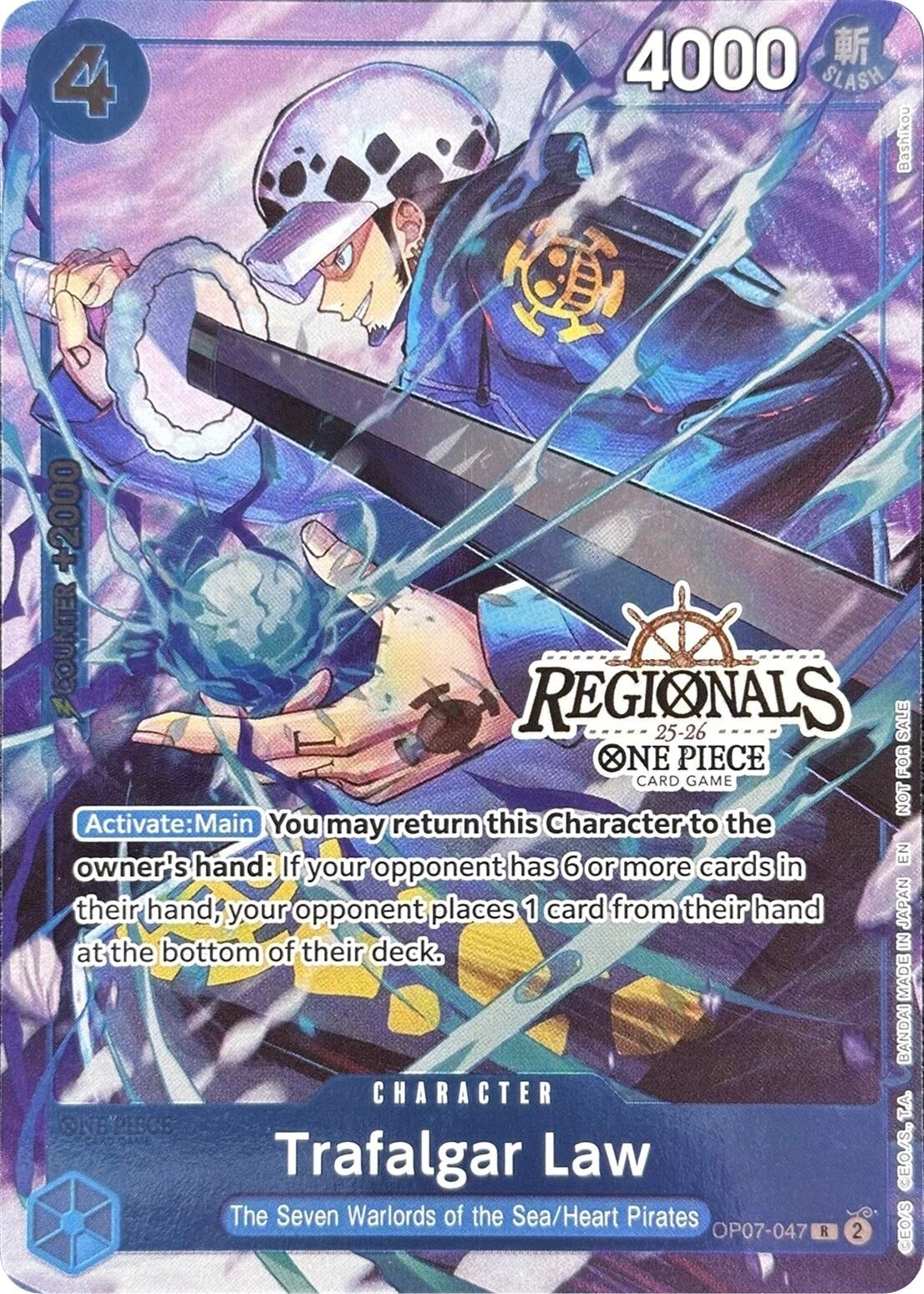 Trafalgar Law (CS 25-26 Regionals Textured Chase Promo) (OP07-047) (OP-PR)
