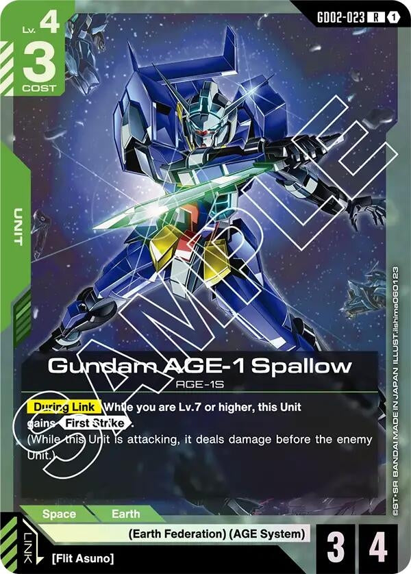 Gundam AGE-1 Spallow (GD02-023) (GD02)