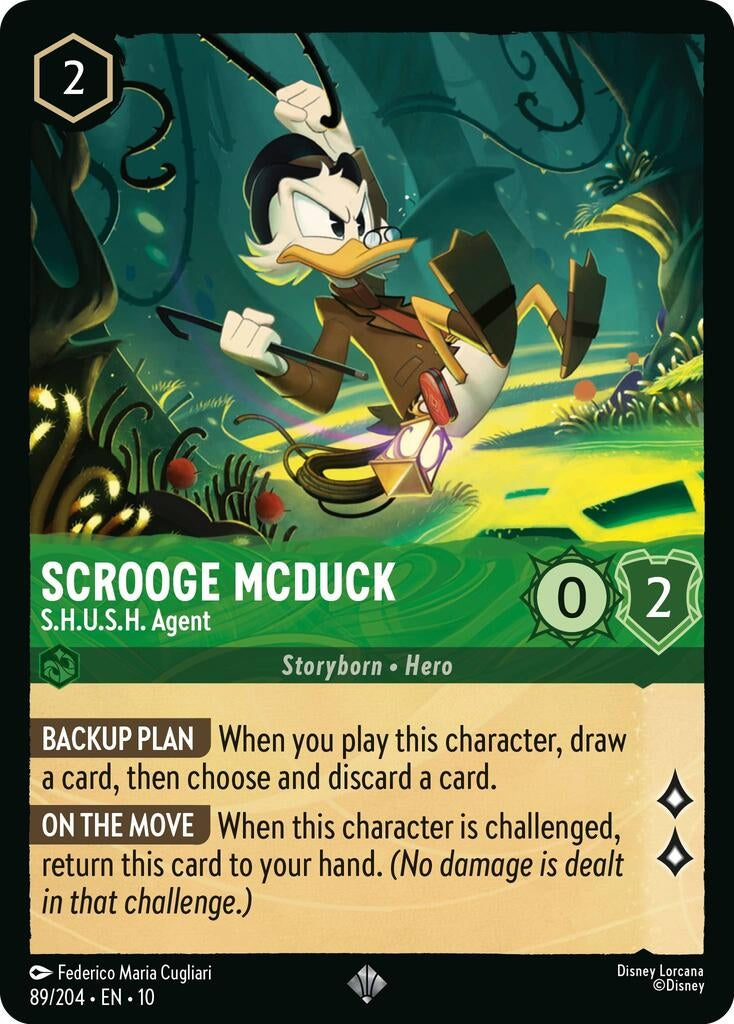 Scrooge McDuck - S.H.U.S.H. Agent (89/204) (10)
