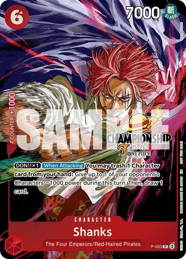 Shanks (CS 25-26 Event Pack Finalist Ver.) (P-083) (OP-PR)
