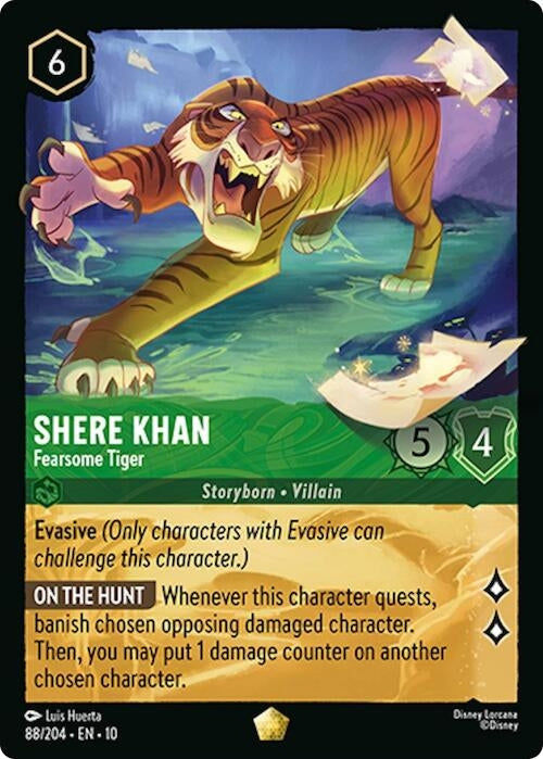 Shere Khan - Fearsome Tiger (88/204) (10)
