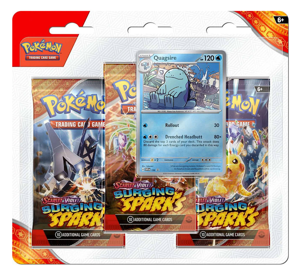 Surging Sparks 3 Pack Blisters- SV08: Surging Sparks (SSP)