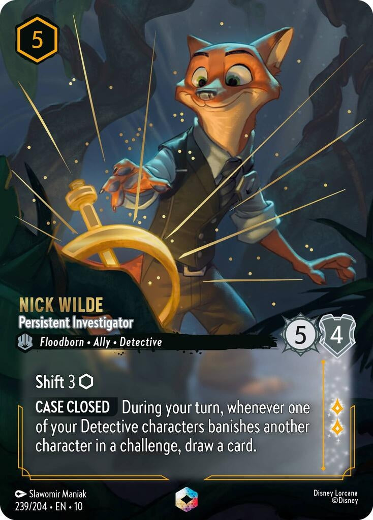 Nick Wilde - Persistent Investigator (Enchanted) (239/204) (10)