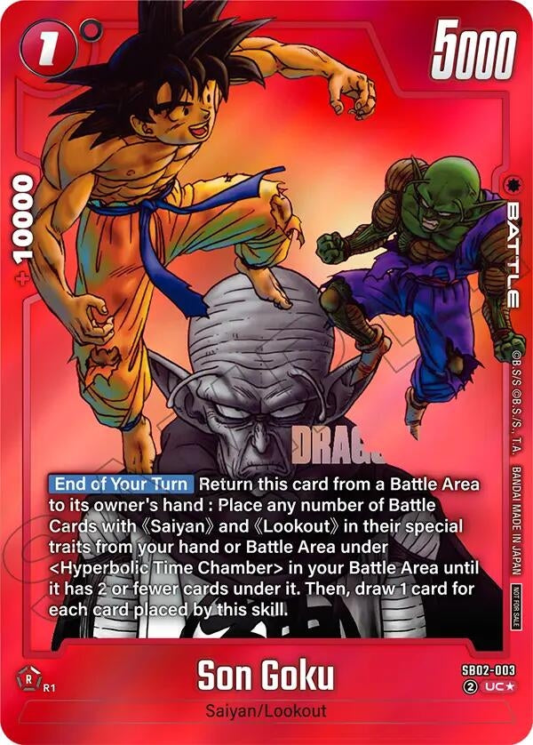 Son Goku - SB02-003 (Limited Pack MANGA Version 02) (SB02-003) (DBSFW_TPR)