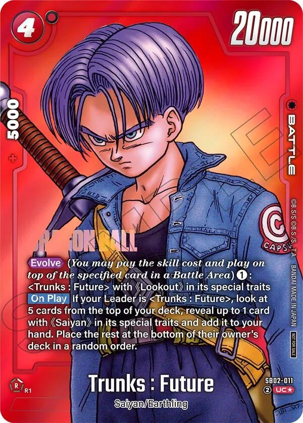 Trunks : Future - SB02-011 (Limited Pack MANGA Version 02) (SB02-011) (DBSFW_TPR)