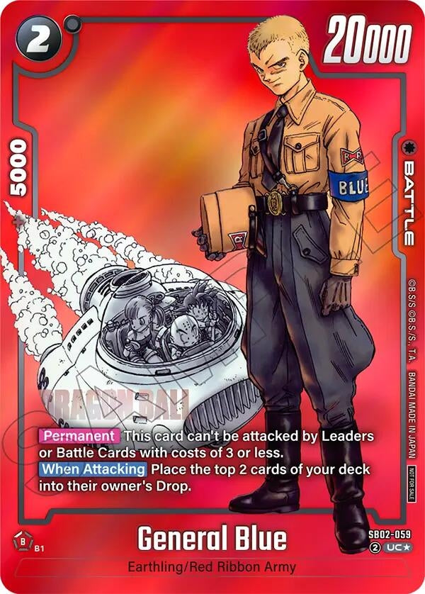 General Blue - SB02-059 (Limited Pack MANGA Version 02) (SB02-059) (DBSFW_TPR)