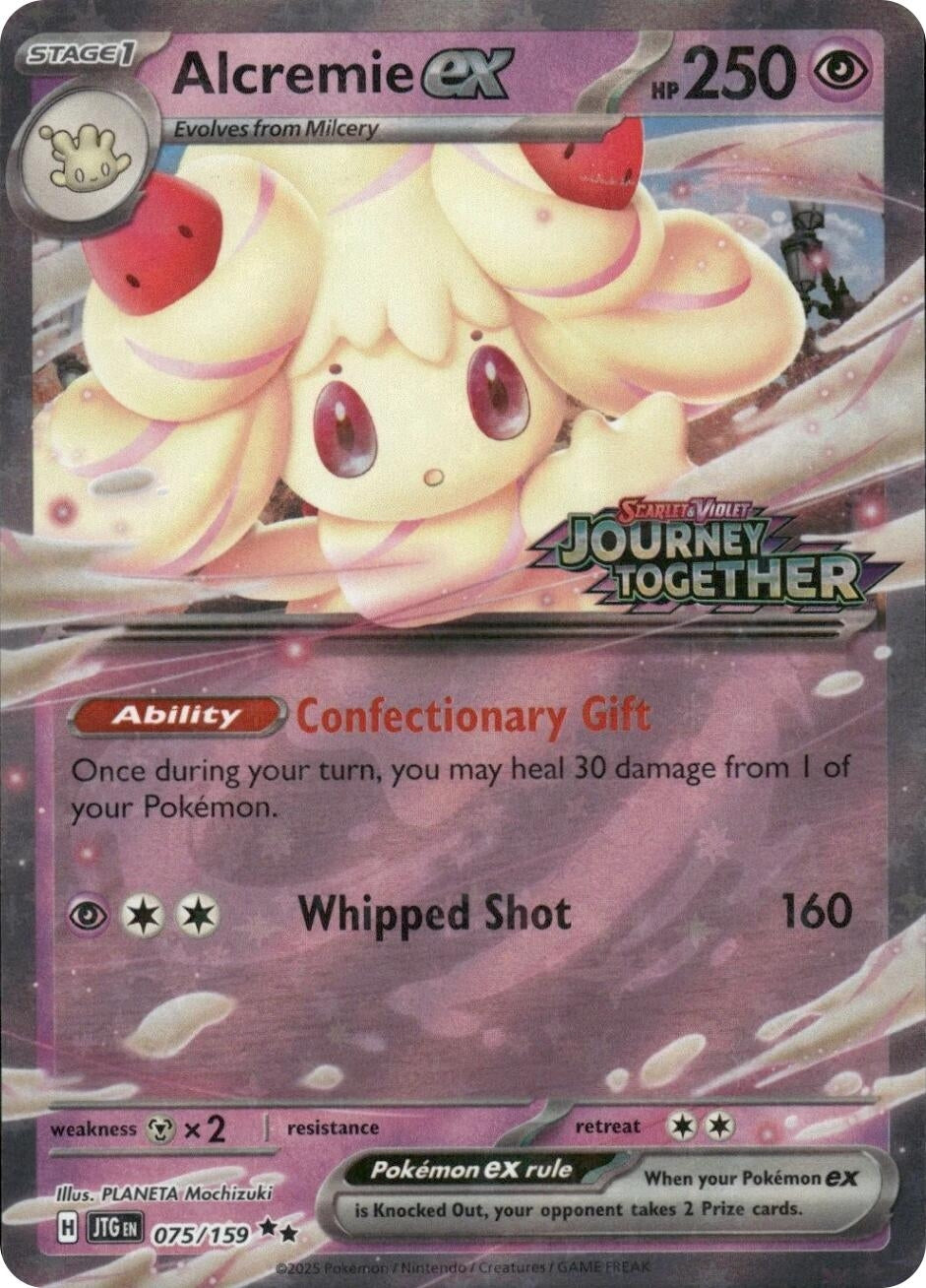 Alcremie ex (Journey Together Stamped) (075/159) (MCAP)