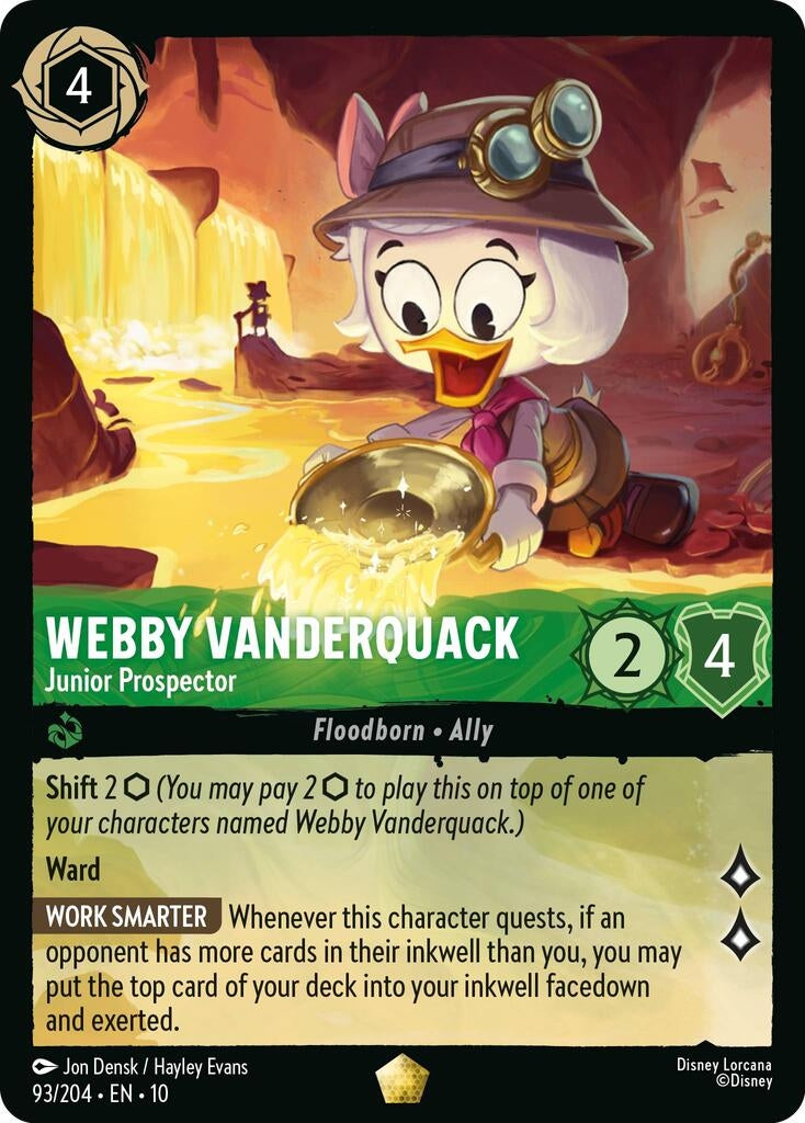 Webby Vanderquack - Junior Prospector (93/204) (10)