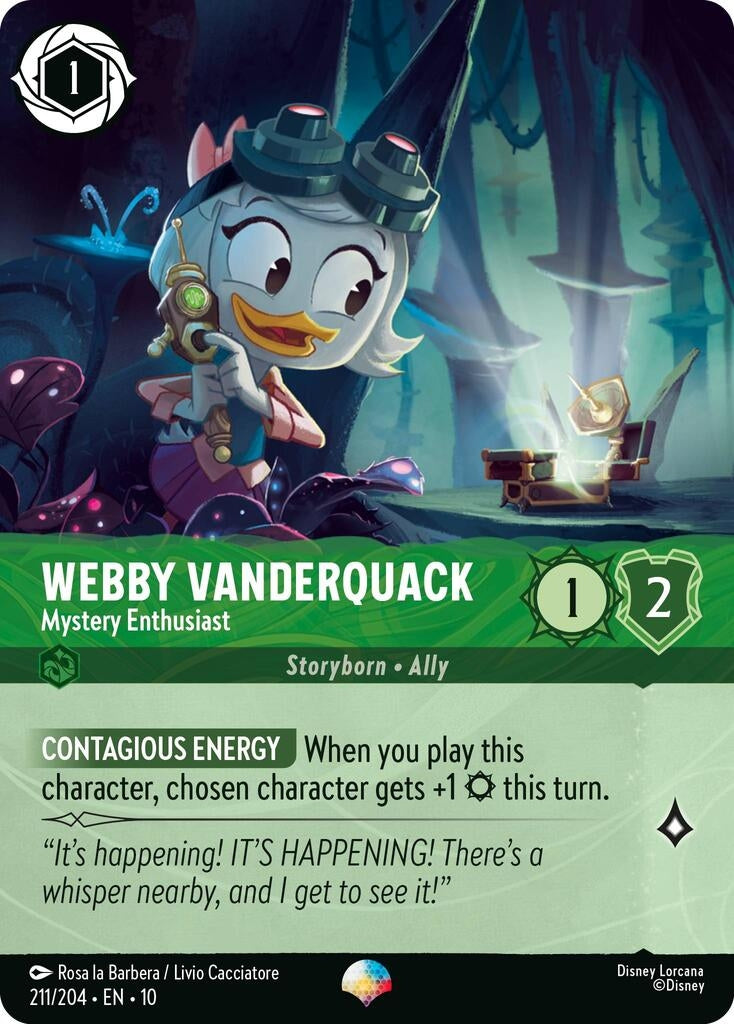 Webby Vanderquack - Mystery Enthusiast (Epic) (211/204) (10)