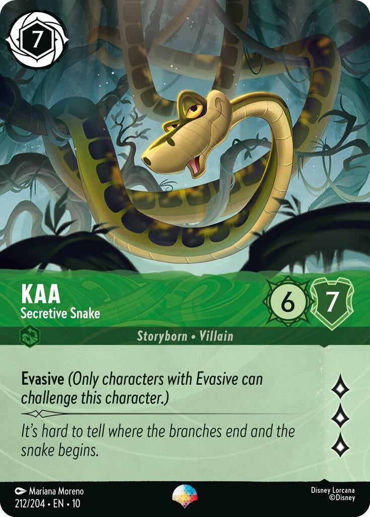 Kaa - Secretive Snake (Epic) (212/204) (10)