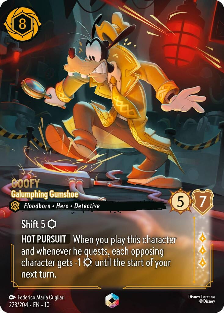 Goofy - Galumphing Gumshoe (Enchanted) (223/204) (10)