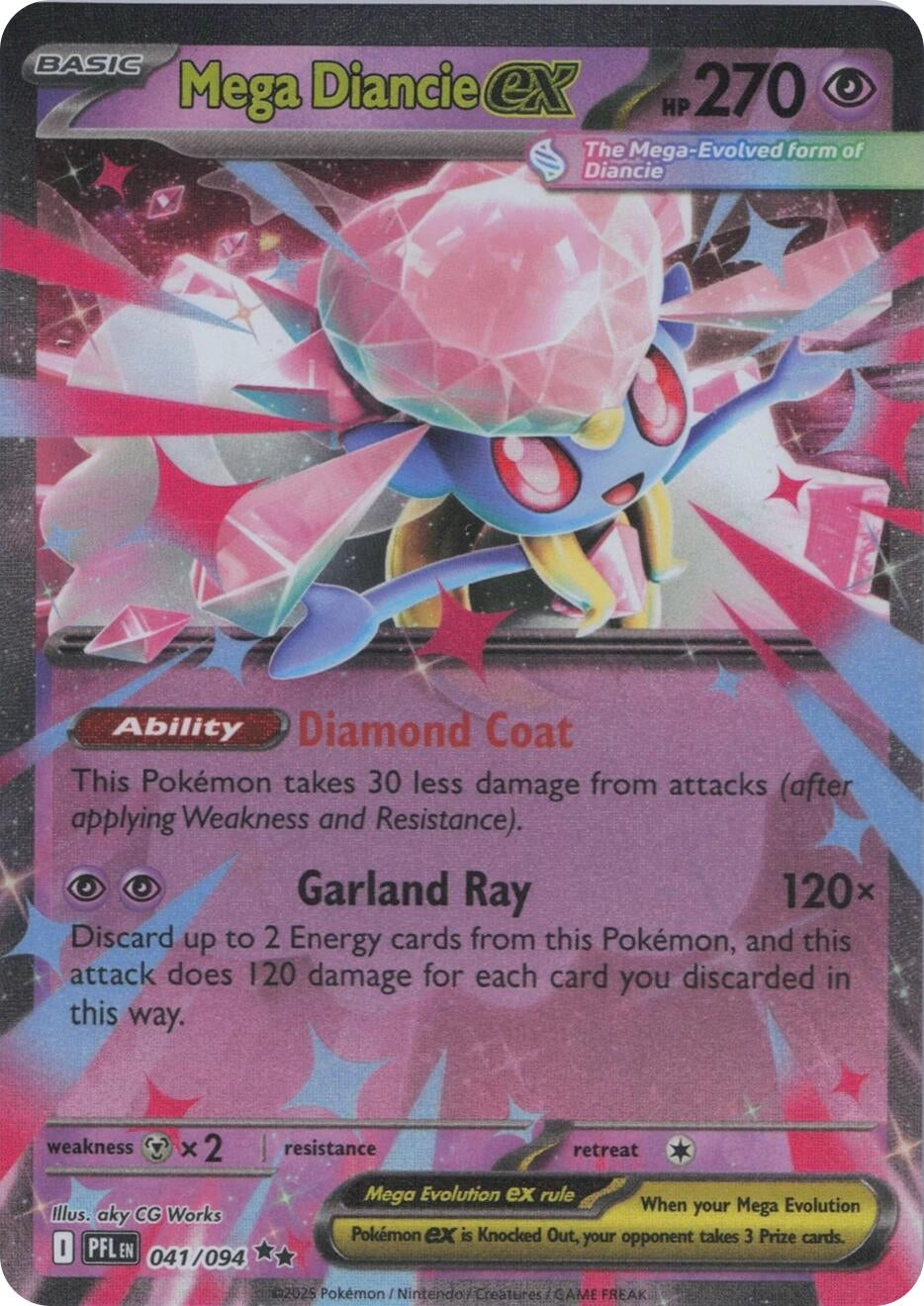 Mega Diancie ex (041/094) (PFL)
