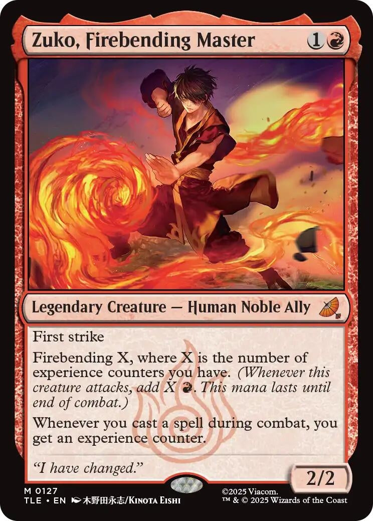 Zuko, Firebending Master (127) (TLE)