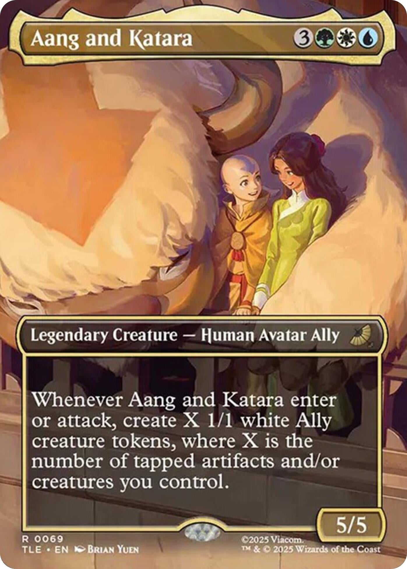 Aang and Katara (Borderless) (69) (TLE)