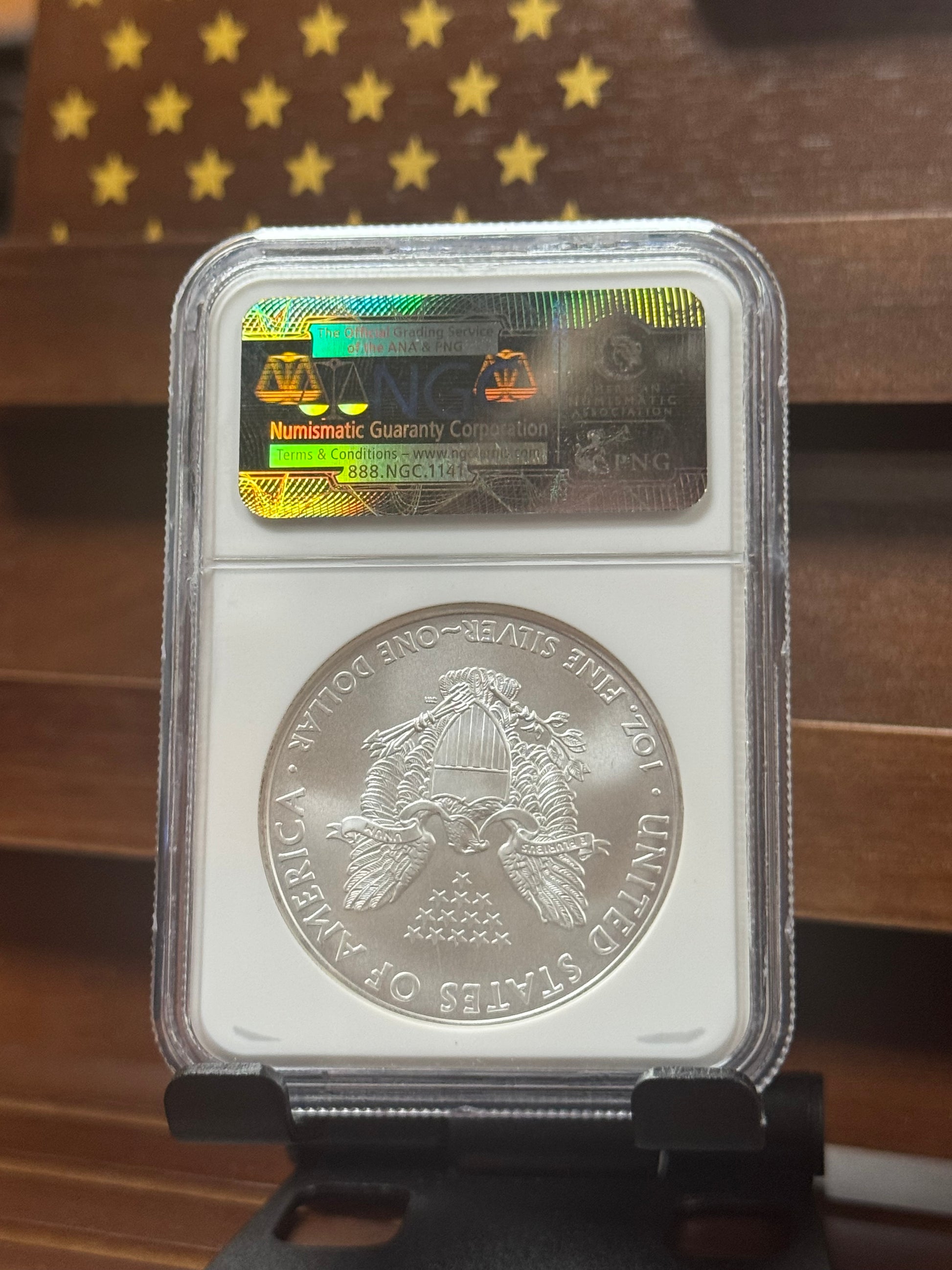 2009 Silver Eagle – NGC MS69 (Early Releases)