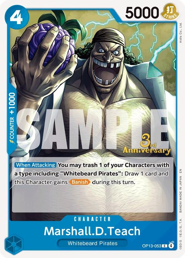 Image for Marshall.D.Teach (OP13-053) (OP13 ANN) - One Piece Card Game