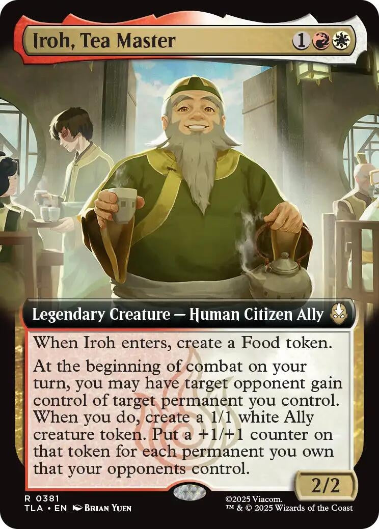 Iroh, Tea Master (Extended Art) (381) (TLA)